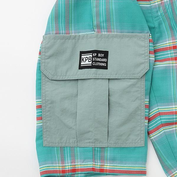 TC色織格紋五分褲