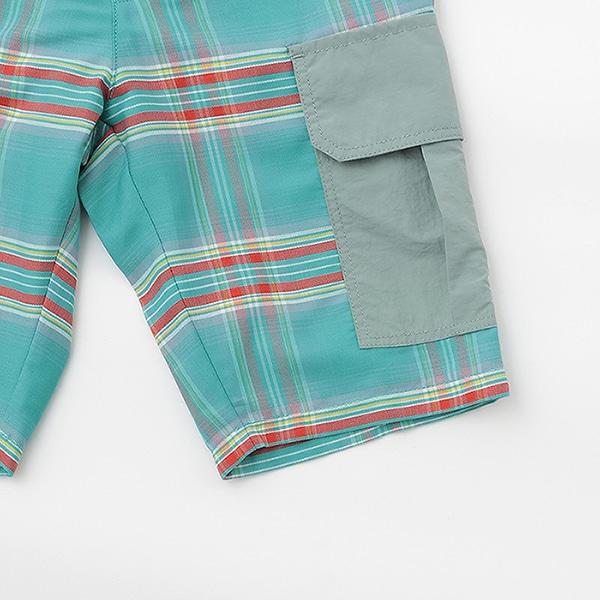 TC色織格紋五分褲