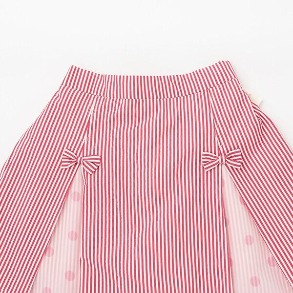 足球條紋天竺面料褲裙