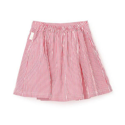 足球條紋天竺面料褲裙