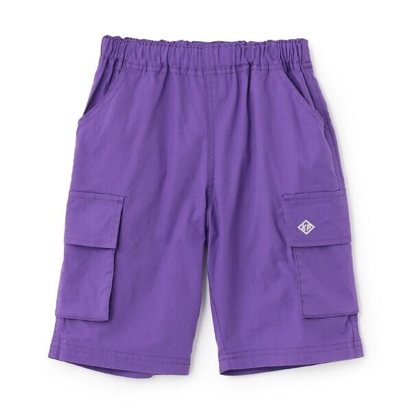 彈力府綢工裝褲