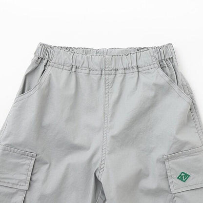 彈力府綢工裝褲