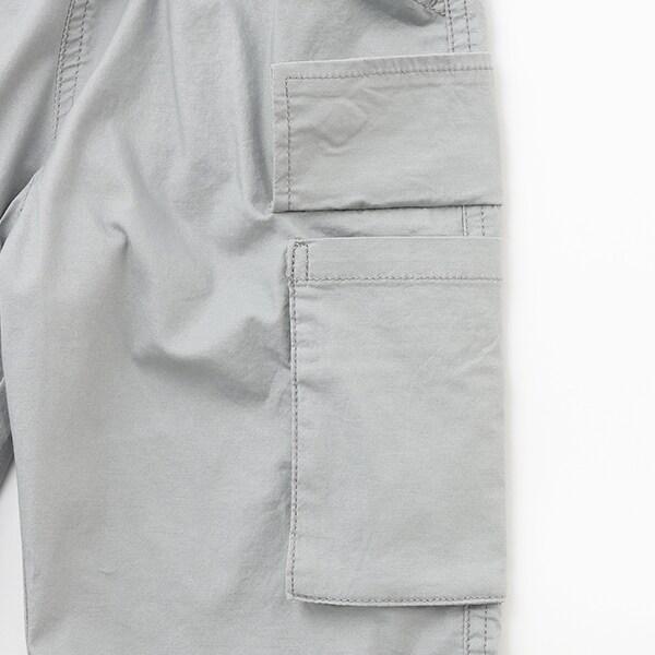 彈力府綢工裝褲