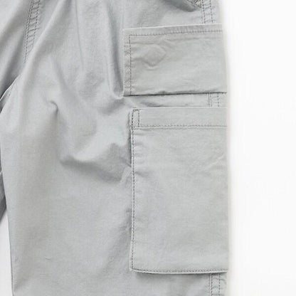 彈力府綢工裝褲