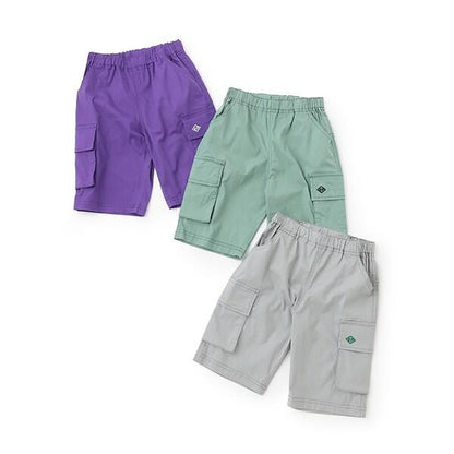 彈力府綢工裝褲