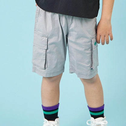 彈力府綢工裝褲