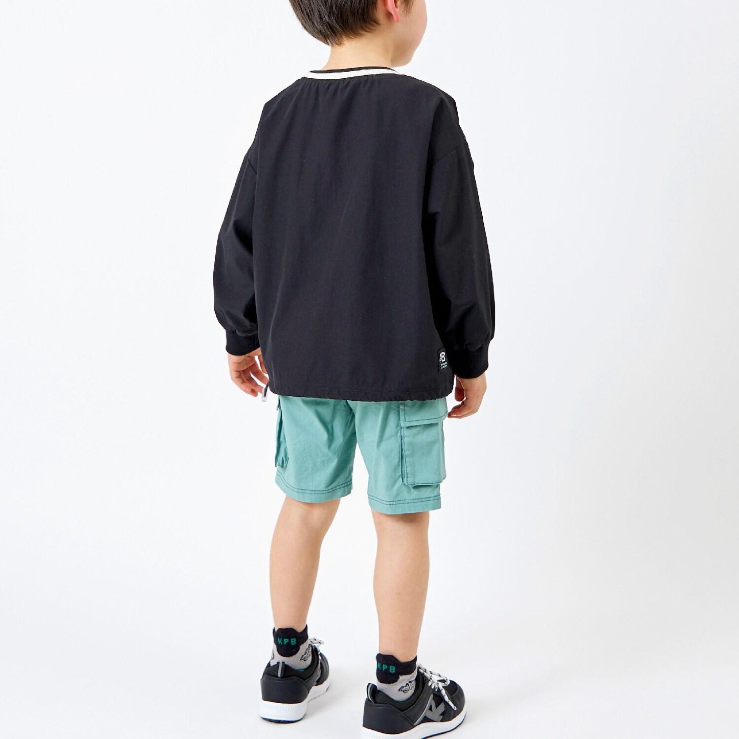 彈力府綢工裝褲