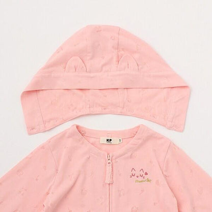 貓耳歐泊拉鍊連帽衛衣