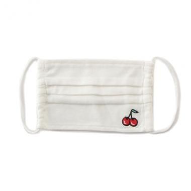 單點刺繡百褶口罩