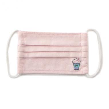 單點刺繡百褶口罩