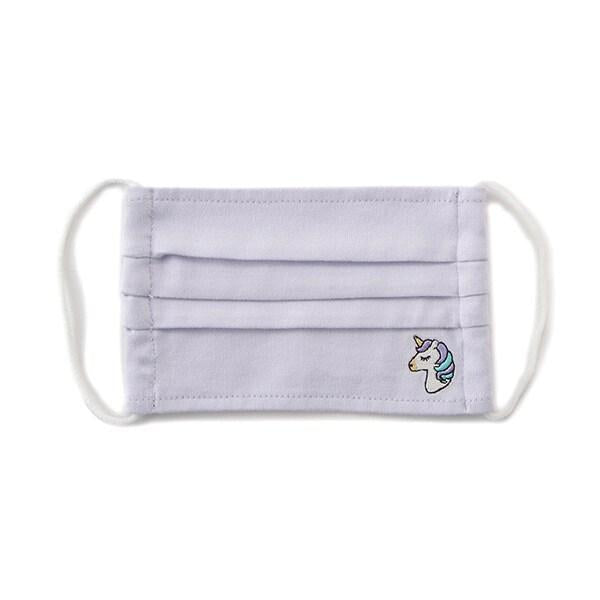 單點刺繡百褶口罩