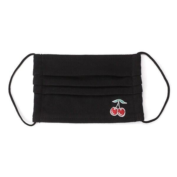 單點刺繡百褶口罩