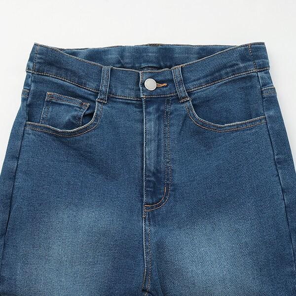 【基礎款】牛仔斜紋喇叭褲