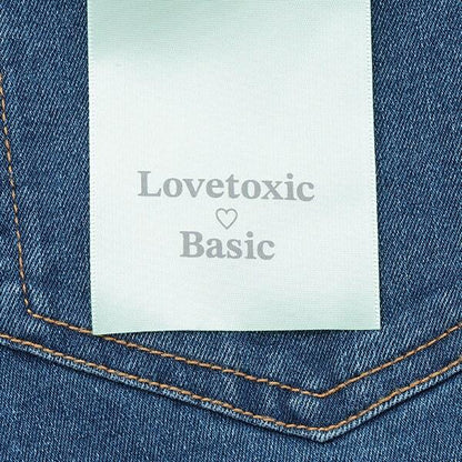 【基礎款】牛仔斜紋喇叭褲