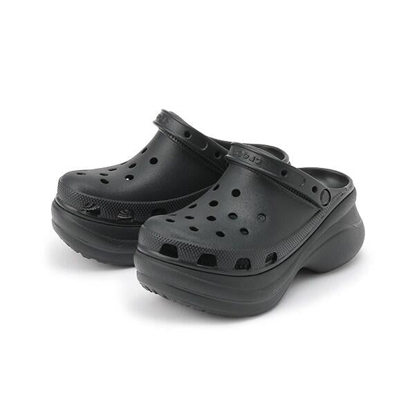 【crocs】厚底涼鞋