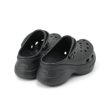 【crocs】厚底涼鞋