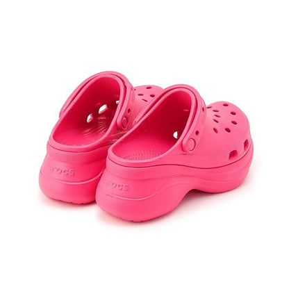 【crocs】厚底涼鞋