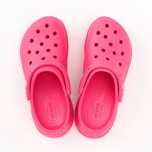 【crocs】厚底涼鞋