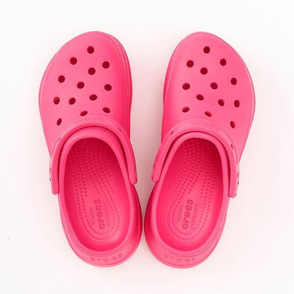 【crocs】厚底涼鞋