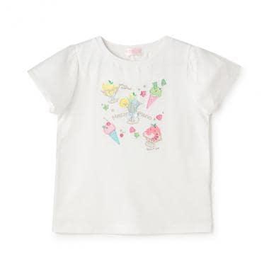 水果雪葩貼布繡短袖T恤