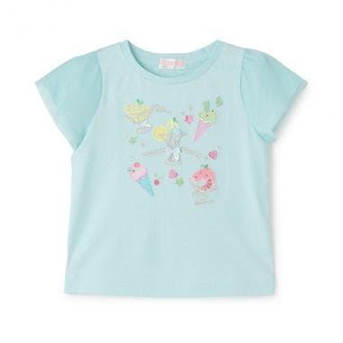 水果雪葩貼布繡短袖T恤