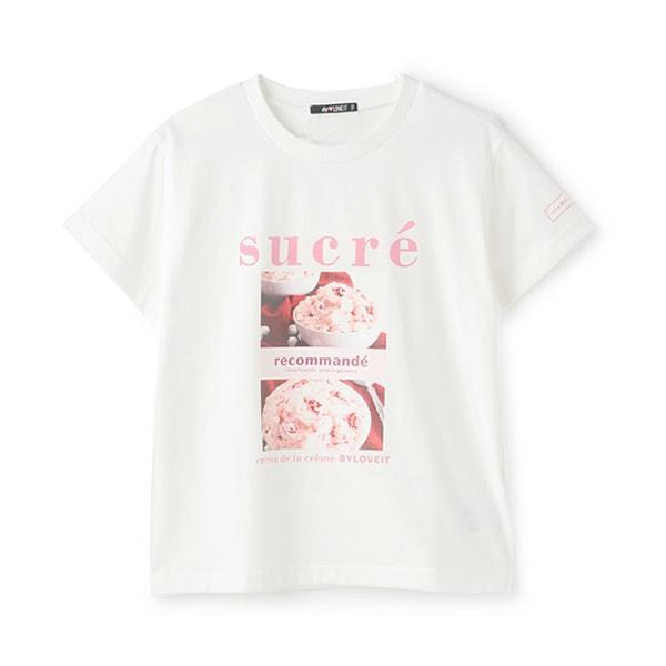 漿果冰淇淋印花T恤