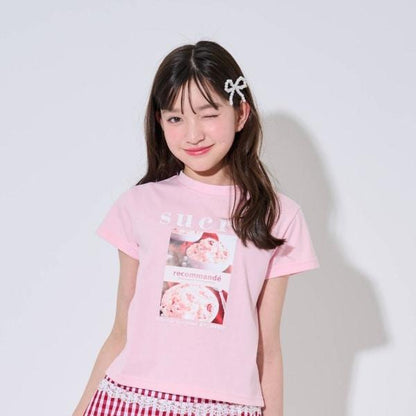 漿果冰淇淋印花T恤