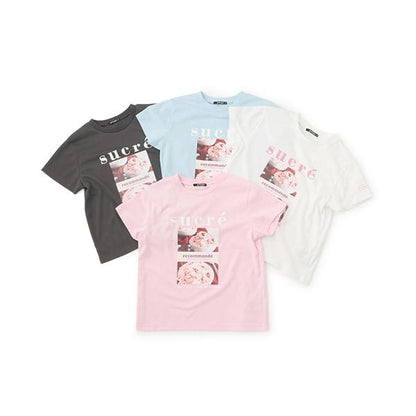 漿果冰淇淋印花T恤