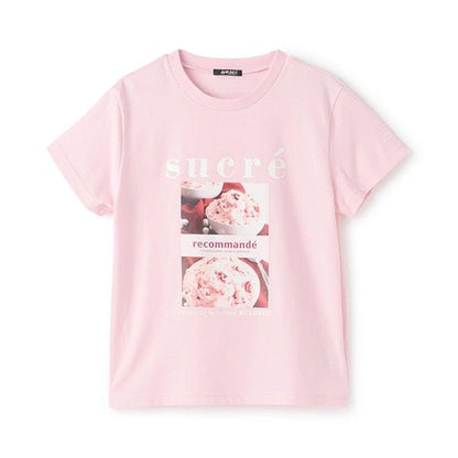 漿果冰淇淋印花T恤