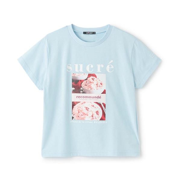 漿果冰淇淋印花T恤