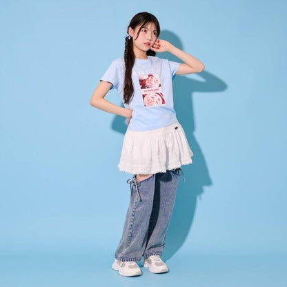 漿果冰淇淋印花T恤