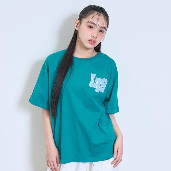 【7days】【純棉100%】字母印花寬鬆T恤