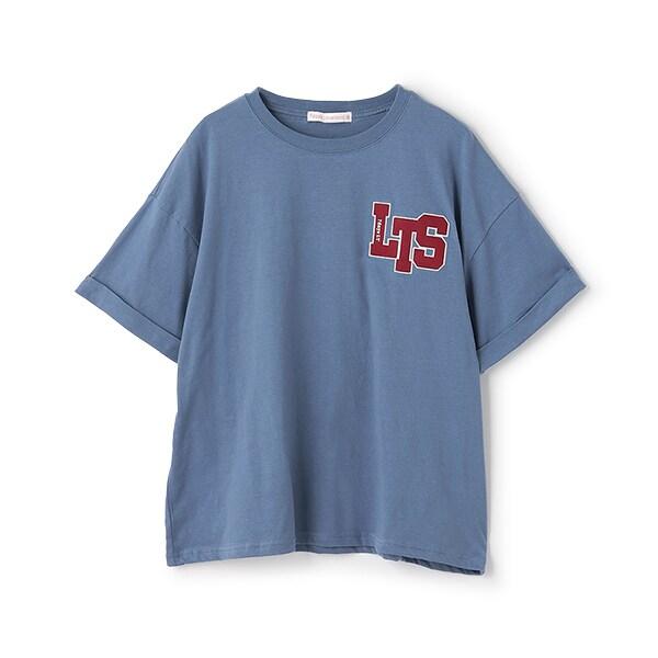 【7days】【純棉100%】字母印花寬鬆T恤