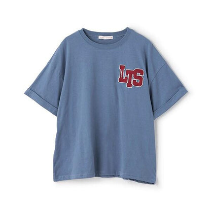 【7days】【純棉100%】字母印花寬鬆T恤