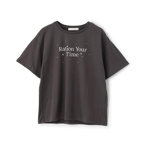 【7days】【GOODPRICE】【純棉100%】字母水鑽T恤