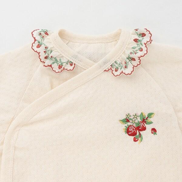 野草莓刺繡新生兒服
