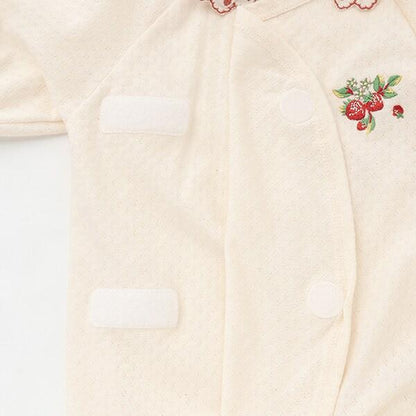 野草莓刺繡新生兒服