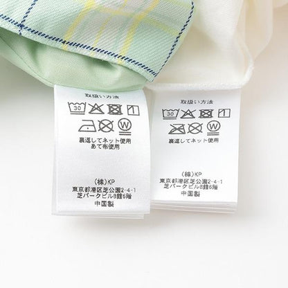 格紋吊帶背心拼接短袖T恤套裝
