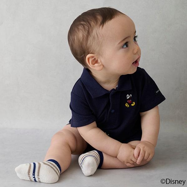 【《迪士尼》】刺繡翻領連體衣