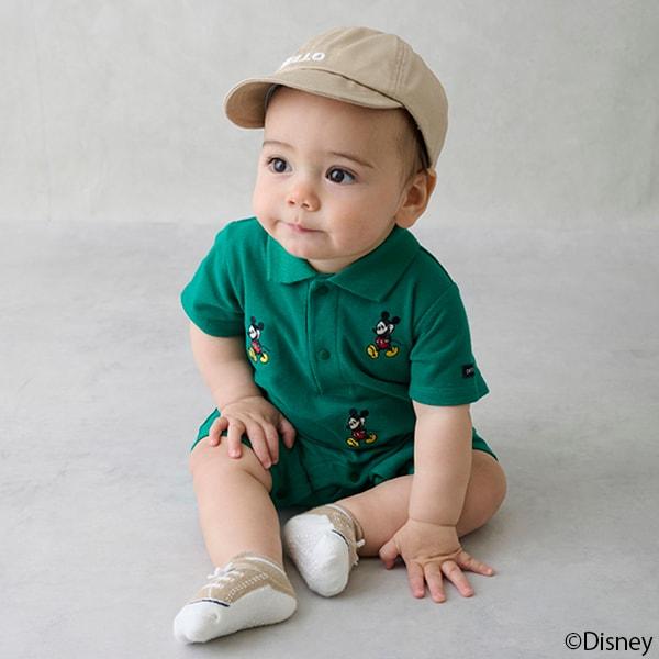 【《迪士尼》】刺繡翻領連體衣