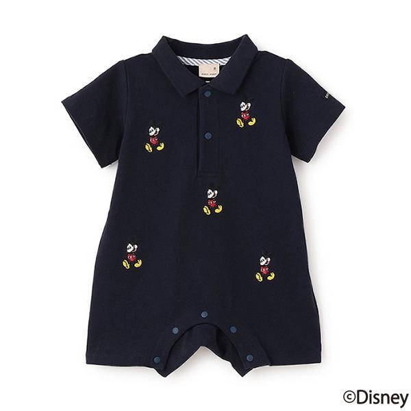 【《迪士尼》】刺繡翻領連體衣