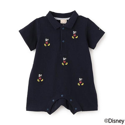 【《迪士尼》】刺繡翻領連體衣