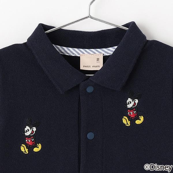 【《迪士尼》】刺繡翻領連體衣