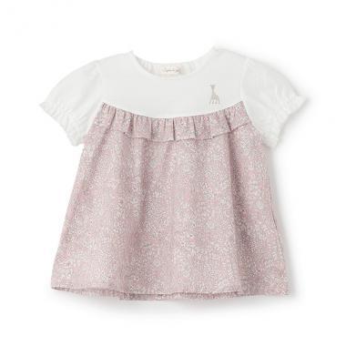 小花圖案長款上衣