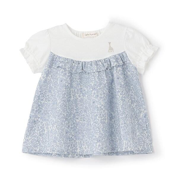 小花圖案長款上衣