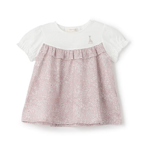 小花圖案長款上衣