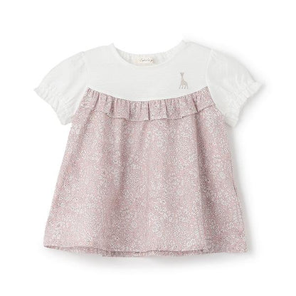 小花圖案長款上衣