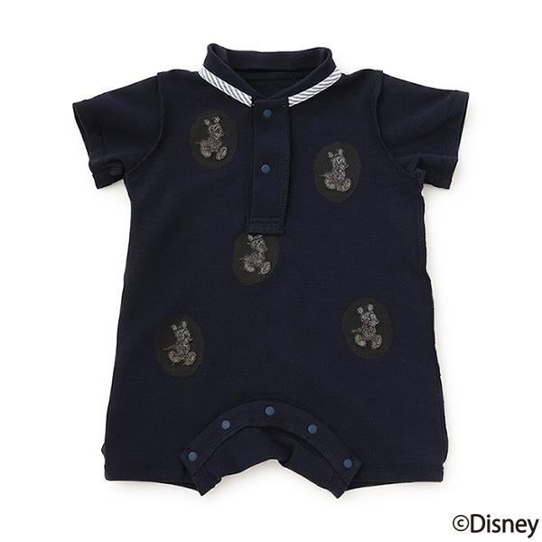 【《迪士尼》】刺繡翻領連體衣
