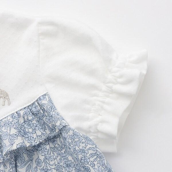 小花圖案長款上衣