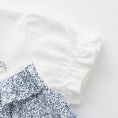 小花圖案長款上衣